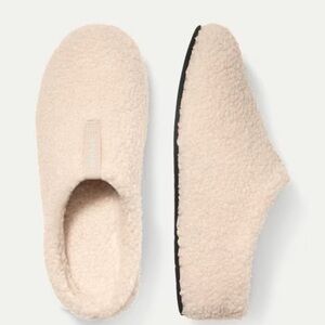 Bombas Cream Fleece Slippers